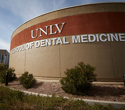 exterior of UNLV school of dental medicine